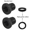 2 Pack Thread Adapters And Washers, 1/2 * 28-3/4 * 16, Black