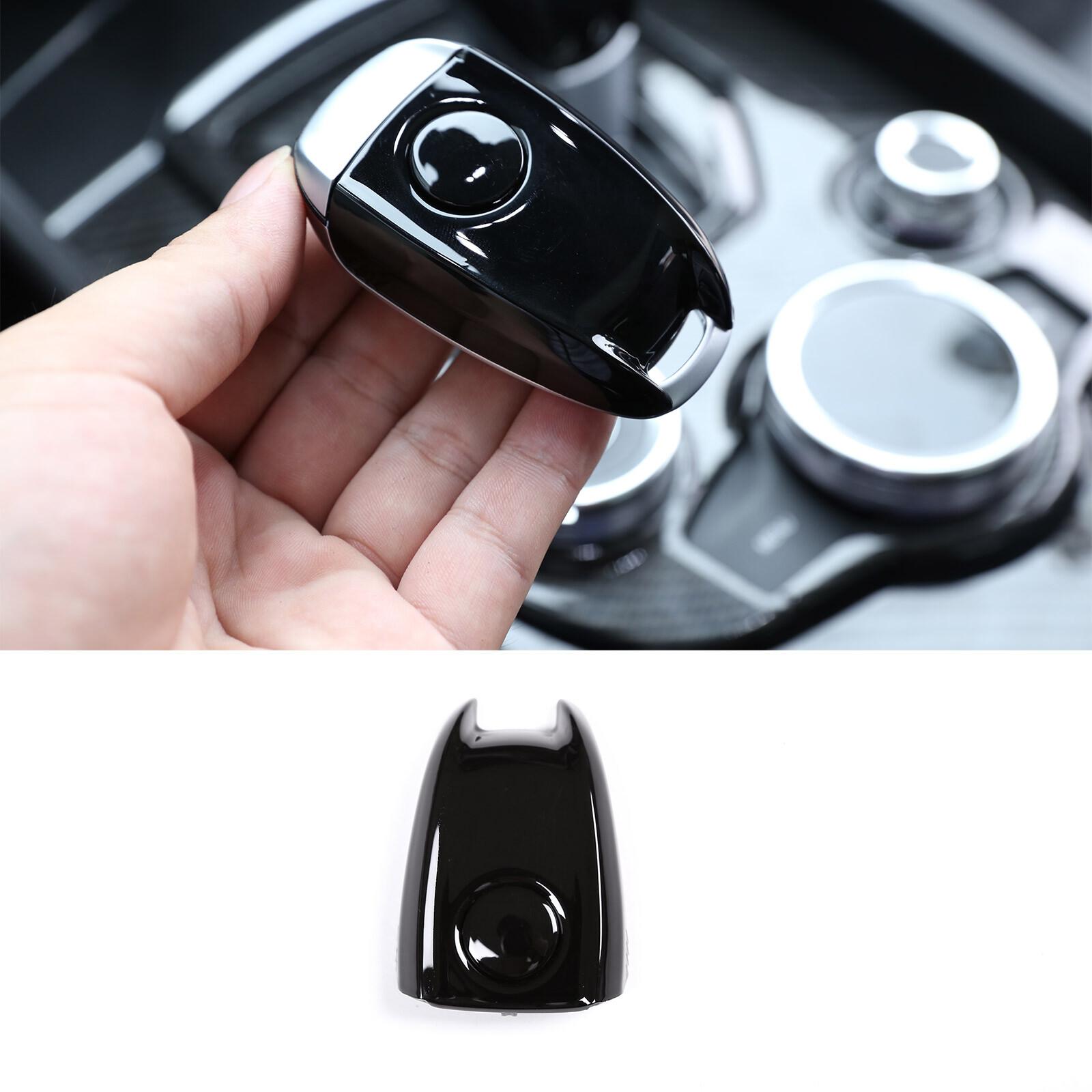 Black Key Remote Case Shell Cover Fob For Alfa Romeo Stelvio / Guilia 17-20