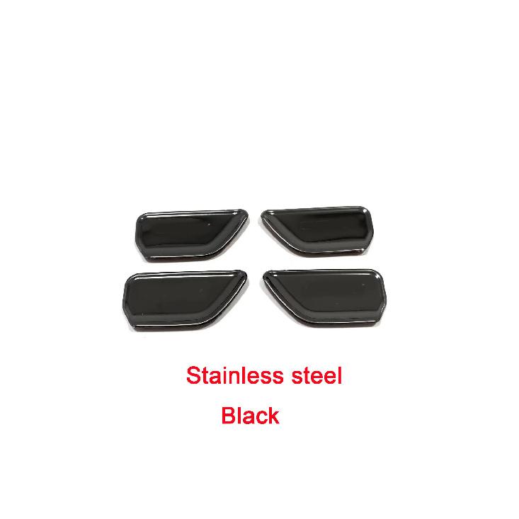 Stainless Steel Car Inner Door Bowl Sticker Trim Decoration Cover Armrest Handrail For Honda CRV CR-V  2024 Accessories