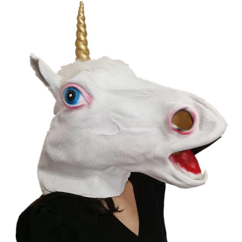 Zodiac Animal Masks: Horse, Fish, Gorilla Cosplay Headwear for Kids' Halloween Performance