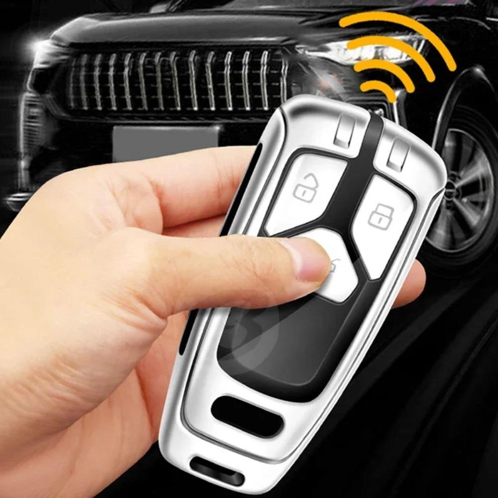 Zinc Alloy High-end Car Smart Key Cover Suitable for Q7 2016 2018 2019 Car Key Chain Bag Accessories