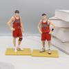 Slam Dunk Handmade Pvc Figure Shanbei Team Standing Sakuragi Hanamichi Rukawa Kaede Mitsui Hisashi Anime Desktop Ornament 17cm