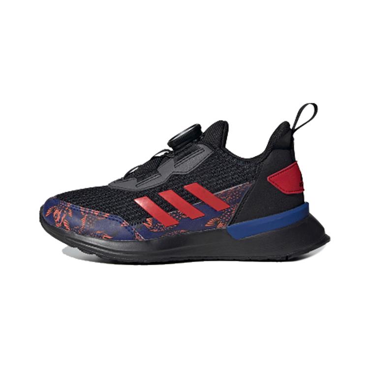 

new Adidas Rapida Boa CNY K Low-Top Kids Running Shoes Black Red Blue Children Aged 3-7 Years Old 34