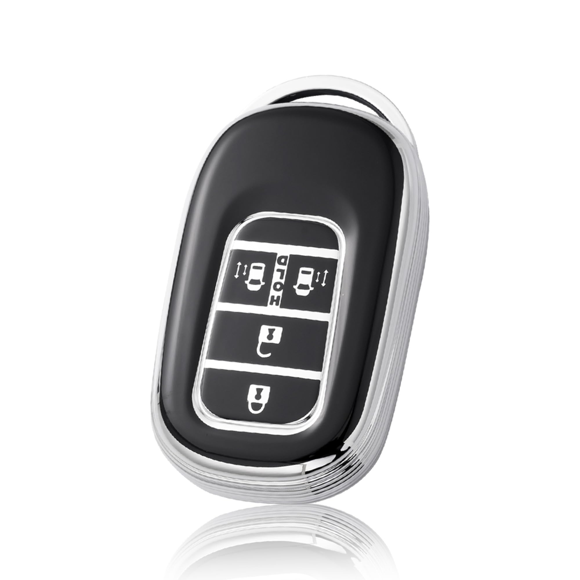 

[Unhoke] Чехол для ключа N-BOX Custom JF5 JF6, совместимый с ключом Honda New Step Wagon серебряный