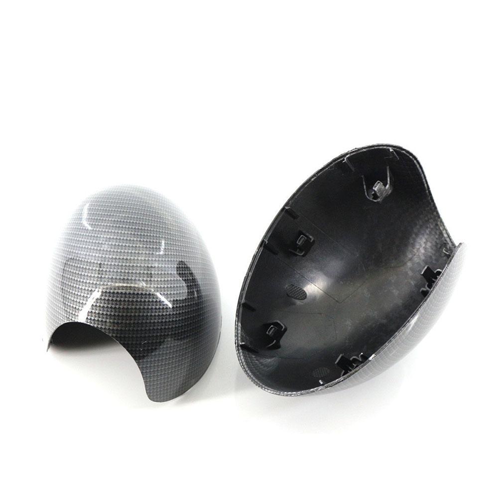 Carbon Fiber Style Mirror Cover Caps 51162754913 For BMW Mini Cooper R55 R56 R57 R58 R59 R61