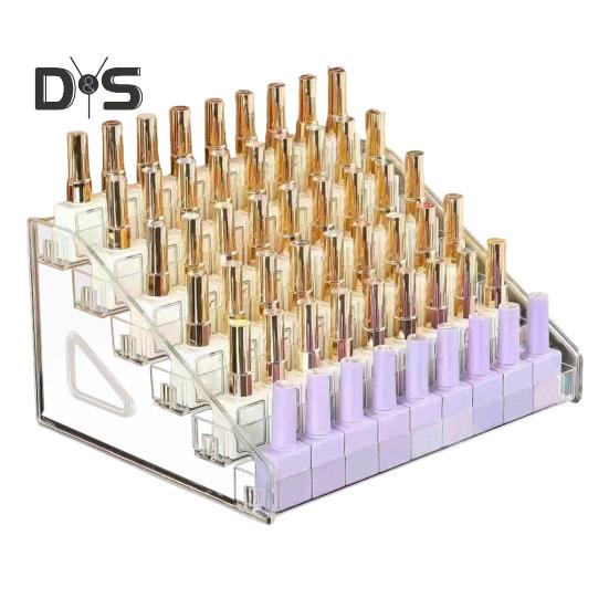 Neglelakk Organizer Akryl Display Rack Gjennomsiktig design Multipurpose Solbriller Organizer Holder for eteriske oljer