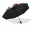 1pc Ben 10 Alien Force Umbrella - Automatic Opening & Closing, Portable 3-Fold Design, 8-Rib Iron Frame Outdoor Umbrella, Ideal Gift for Fans, Travele
