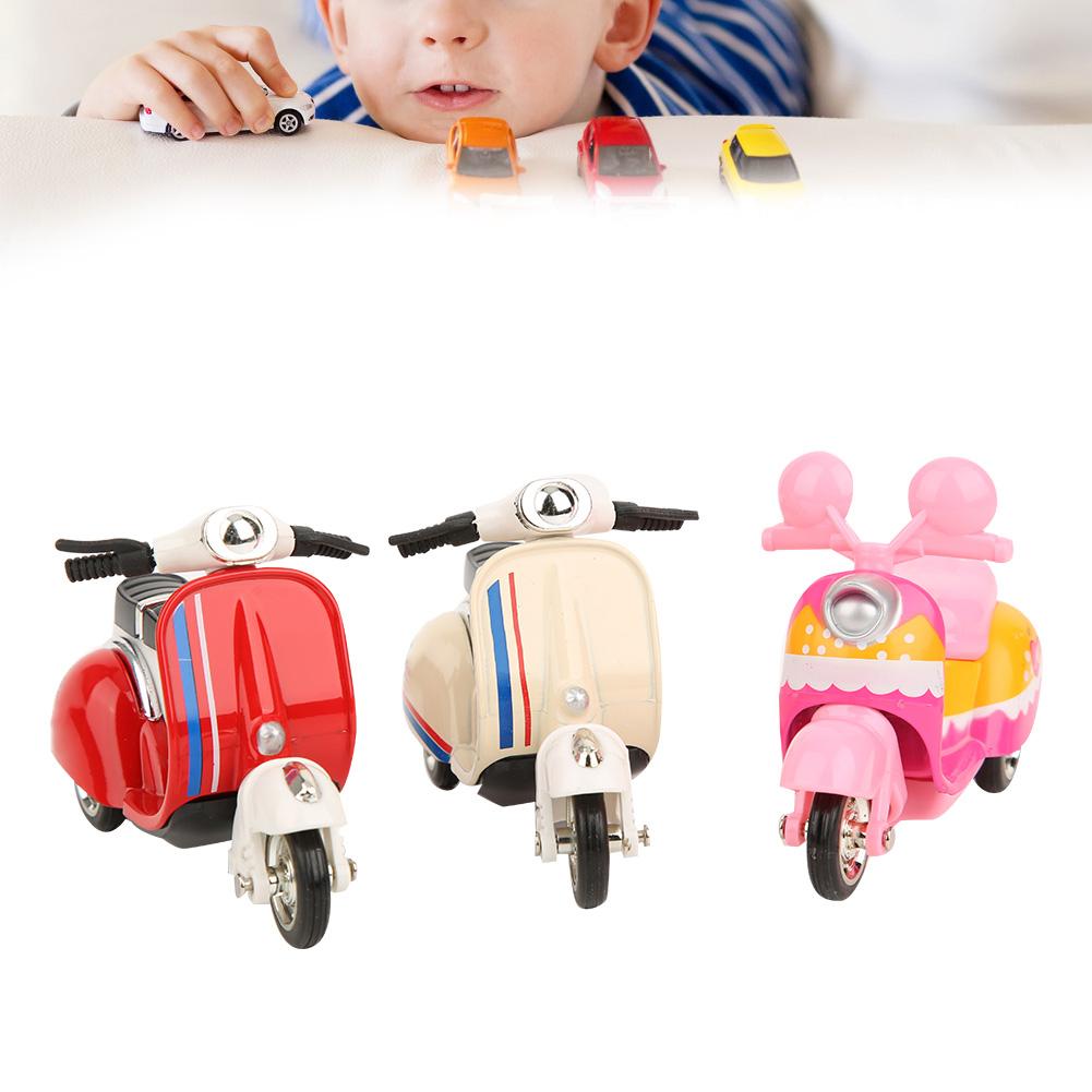 3 Stück Legierung Damen Motorrad Modell Hochsimulation Kinder Rückziehfahrzeuge Spielzeug