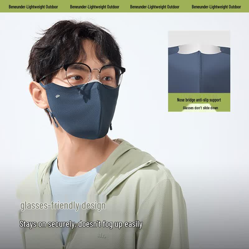 Beneunder Men's Breathable UV Protection Mask AS337