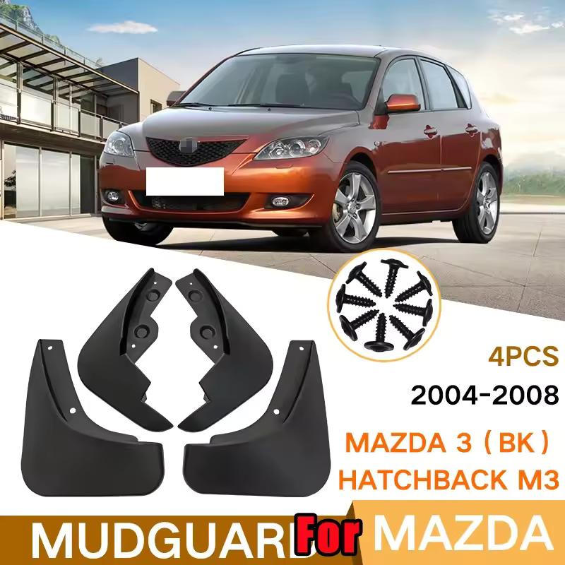 

Для Mazda 3 BK Sedan Saloon 2004 ~ 2009, брызговики, брызговик, брызговик, автомобильный автомобильный стиль, передние и задние брызговики 4 Pcs
