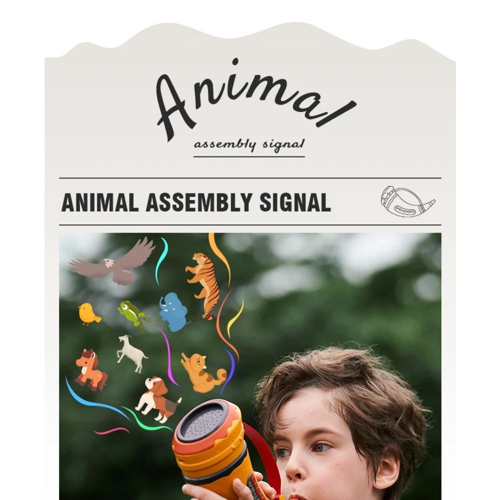 Animal Sound Whistle Assembly 30 Sound Effects Simulation Calls Horn Trumpet Musical Instrument Training Lung Capacity Kid Gift