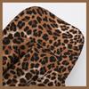 Unisex Retro Leopard Print Bandana Cap Sun Protection Duckbill Hat Adjustable Cotton