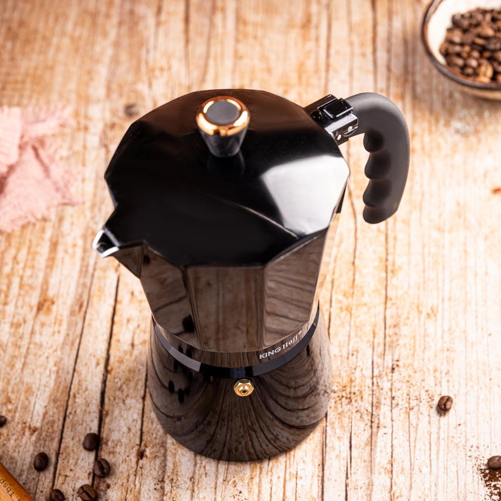 Kawiarka Espresso Kafeterka Ciśnieniowa KINGHOFF 450ml 9 Filiżanek KH-1884