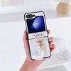 Heart Ring PU Leather Phone Case for Samsung Galaxy Z Flip 6 5 4 3  Flip5 Flip4 Flip3 5G Protective Shockproof Cover