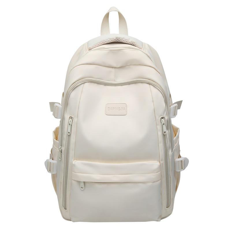 Large capacity backpack women's new backpack high-end college student schoolbag multi-pocket travel bag men