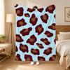 Leopard Print Animal Print Pattern Throw 240g flannel blanket, suitable for sofas, beds, offices,  exquisite gift blankets