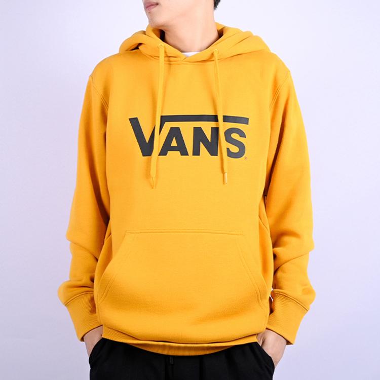 Vans Classic Logo Fleece American Hoodie Unisex Hoodies Yellow VN0A5H5U50X