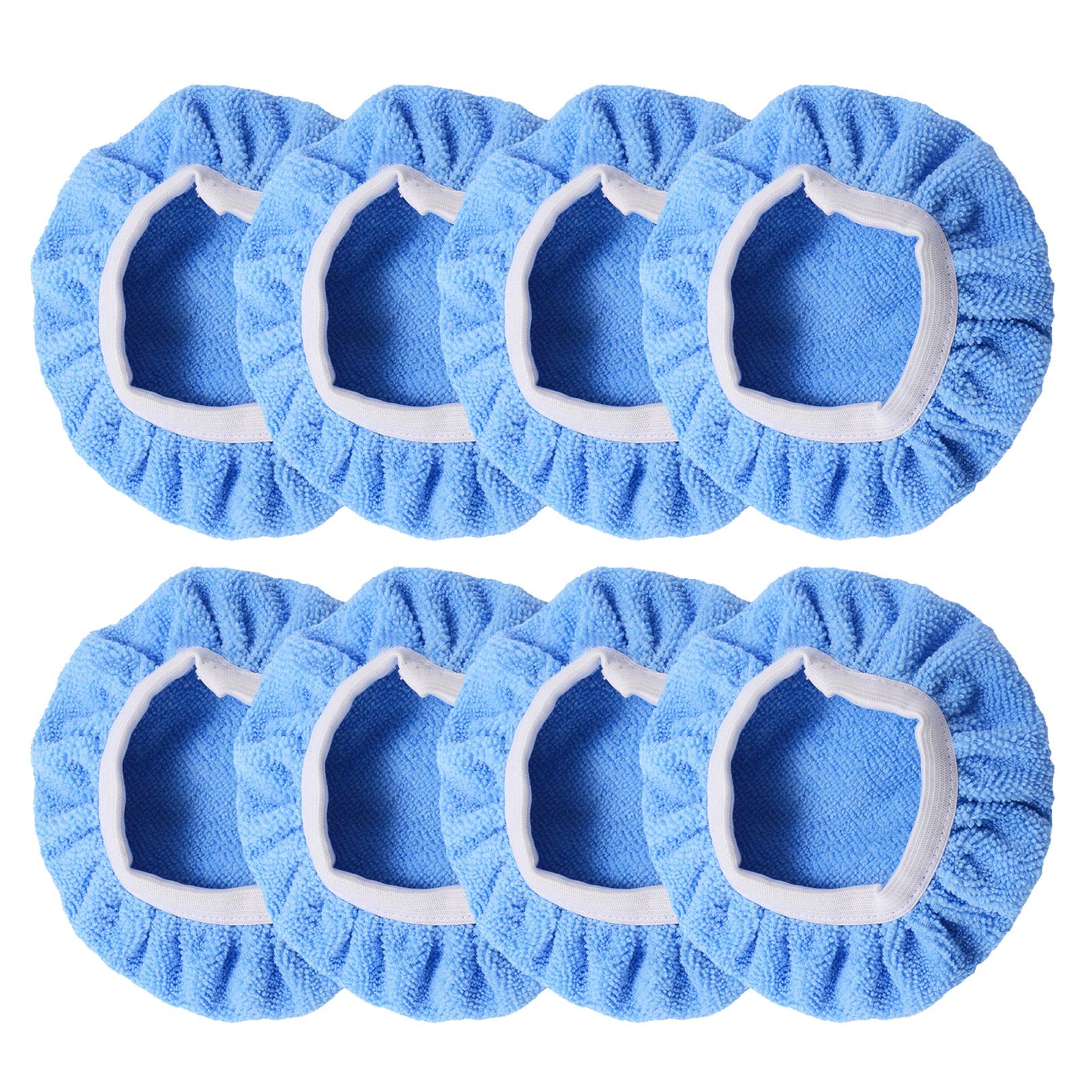 

8 Штук Универсальные Моющиеся Накладки для Паровой Швабры для Ручных Пароочистителей Моющаяся Накладка для Паровой Швабры Накладка для Швабры из Микрофибры 12.5X12.5X1CM