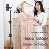 2025 Multi-Device Floor-Standing Phone Holder with Fill Light for Professional Live Streaming