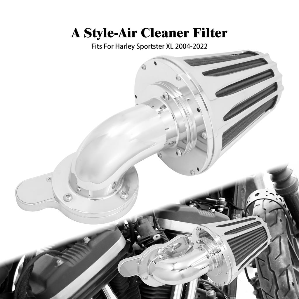 Motorcycle Air Cleaner Intake Air Filter System Kits For Harley Sportster XL 1200 883 2004-2022 Softail Dyna Touring 2000-2025