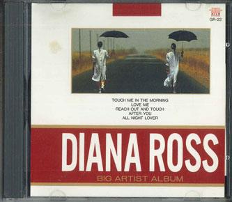 

CD DIANA ROSS - Big Artist ALBUM GR22 AILE Japan Soul/Funk Used