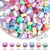 Colorful Bohemian Polymer Clay Beads - DIY Jewelry Accessories Pack