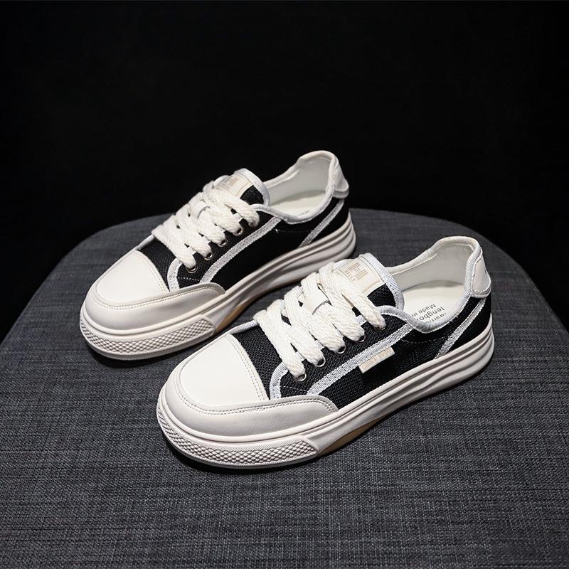 

Summer 2025 New Thin Breathable Mesh Sports Mesh Shoes Baotou Fashion Casual Comfortable Sports Board Shoes Women 40 чорний