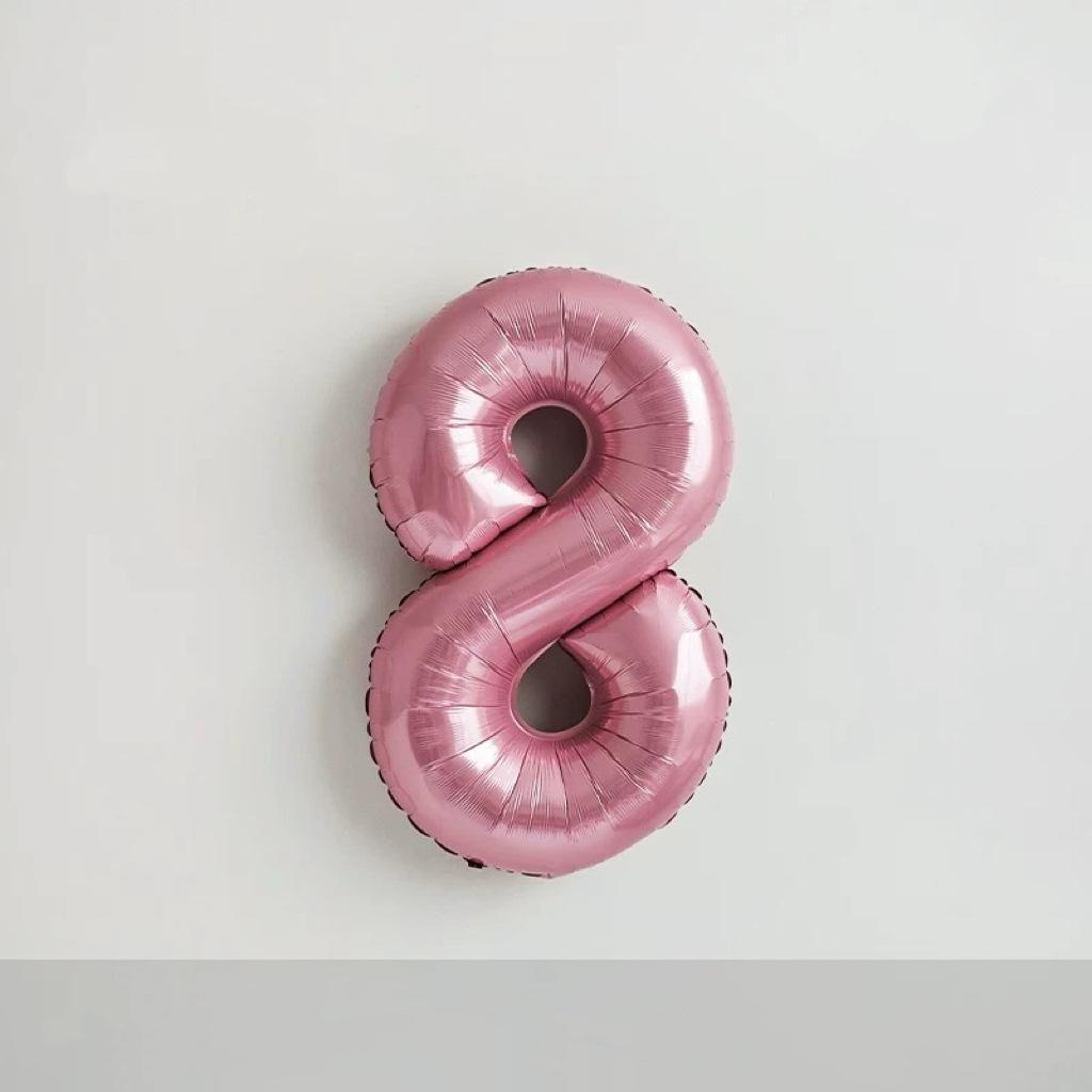 40-Inch Cream Number Balloon for Kids' First Birthday Party Decoration