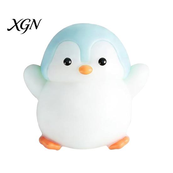 Bright Color Squeeze Toy with Cuet Penguin Shape Fidget Stress Relief TPR Material Sensory Soft Figure for Kids Teens Adults Cute Animal