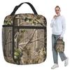 Real Tree Mossy Oak Isolierte Lunchtasche für Damen Büro-Kühltasche Thermische Lebensmittelbox Tragetasche Auslaufsicherer Lunchbox-Behälter