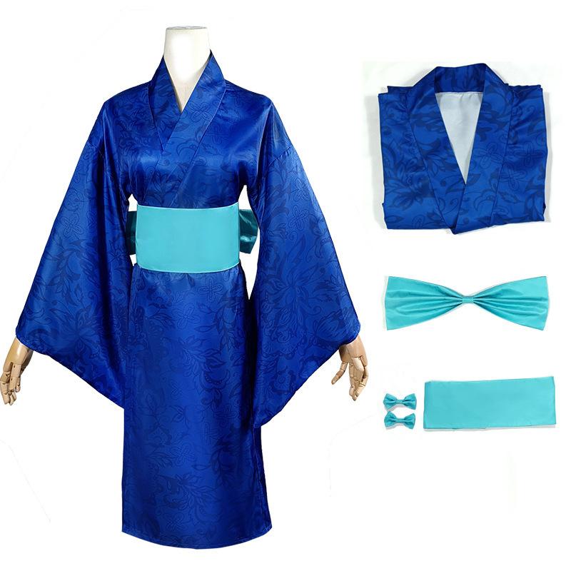 Japan cartoon comics Demon Slayer: Kimono - Kaguya District Cosplay Costume Anime Character Role-Playing Kimono 0074