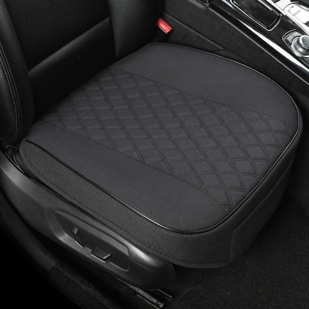 West Llama Linen Front Car Seat Cover Protector Anti-Slip Bottom Seat Cover Fits 95% Of Vehicles,Wrapping Around The Bottom,Diamond