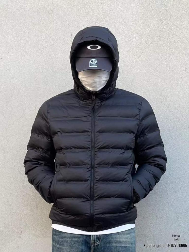 2025 Trendige leichte Herren-Kapuzenjacke aus weißer Entendaune: Vielseitige, Warme, Lässige Winterkleidung