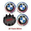 -4Pz 56/68mm Coprimozzo Centrale Ruota Auto Copriruota per BMW E36 E46 E53 E90 E60 E61 E93 E87 X3 X5 F30 F20 F10 G30 Accessori