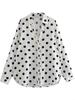 2026 Autumn/Winter European & American Style Polka Dot Loose Shirt