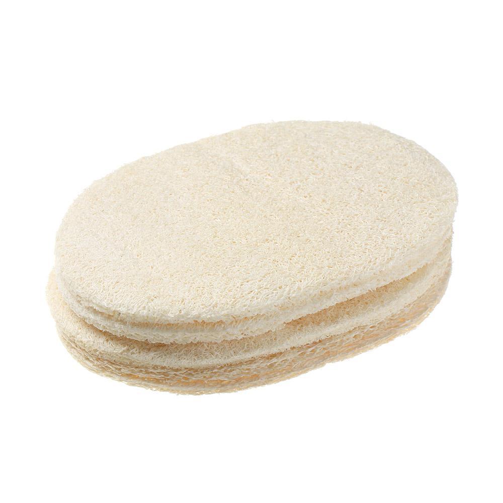Natural Loofah Dishwashing Brush Double-sided Easy To Clean Dishwashing Cloth Quick Drying Nonstick Loofah Cleaning Brush