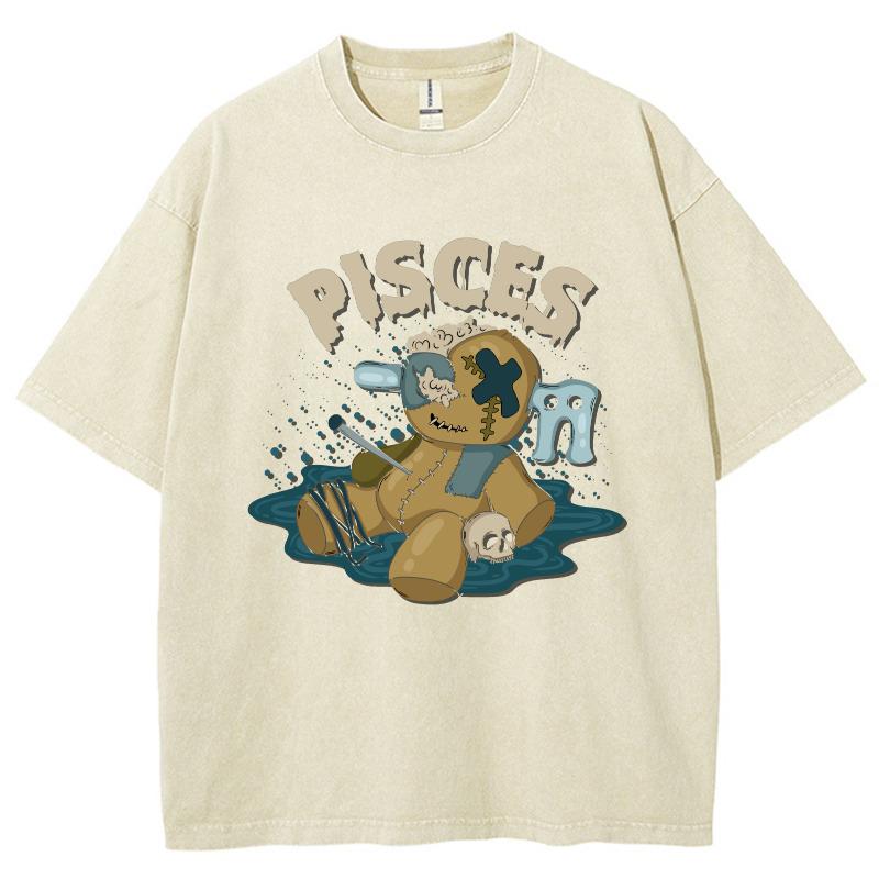 

Футболка женская с принтом коричневого игрушечного медведя, свободного покроя, с коротким рукавом, модный дизайн, симпатичная, для улицы и лета 3XL