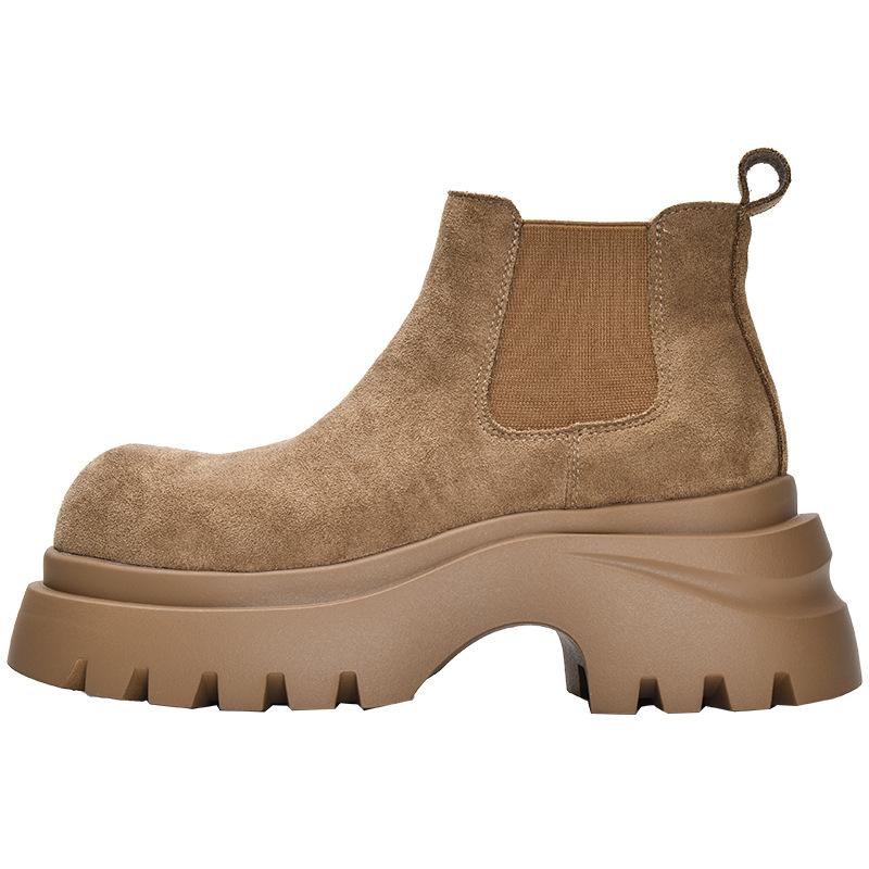 New Product Hot Sale Autumn New Thick-soled Heightening Versatile Casual Martin Boots Short Boots 6007