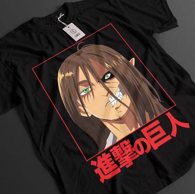 Attack On Titan Shirt Eren Yeager T-Shirt AOT T-Shirt Anime Unisex Grafik-T-Shirt