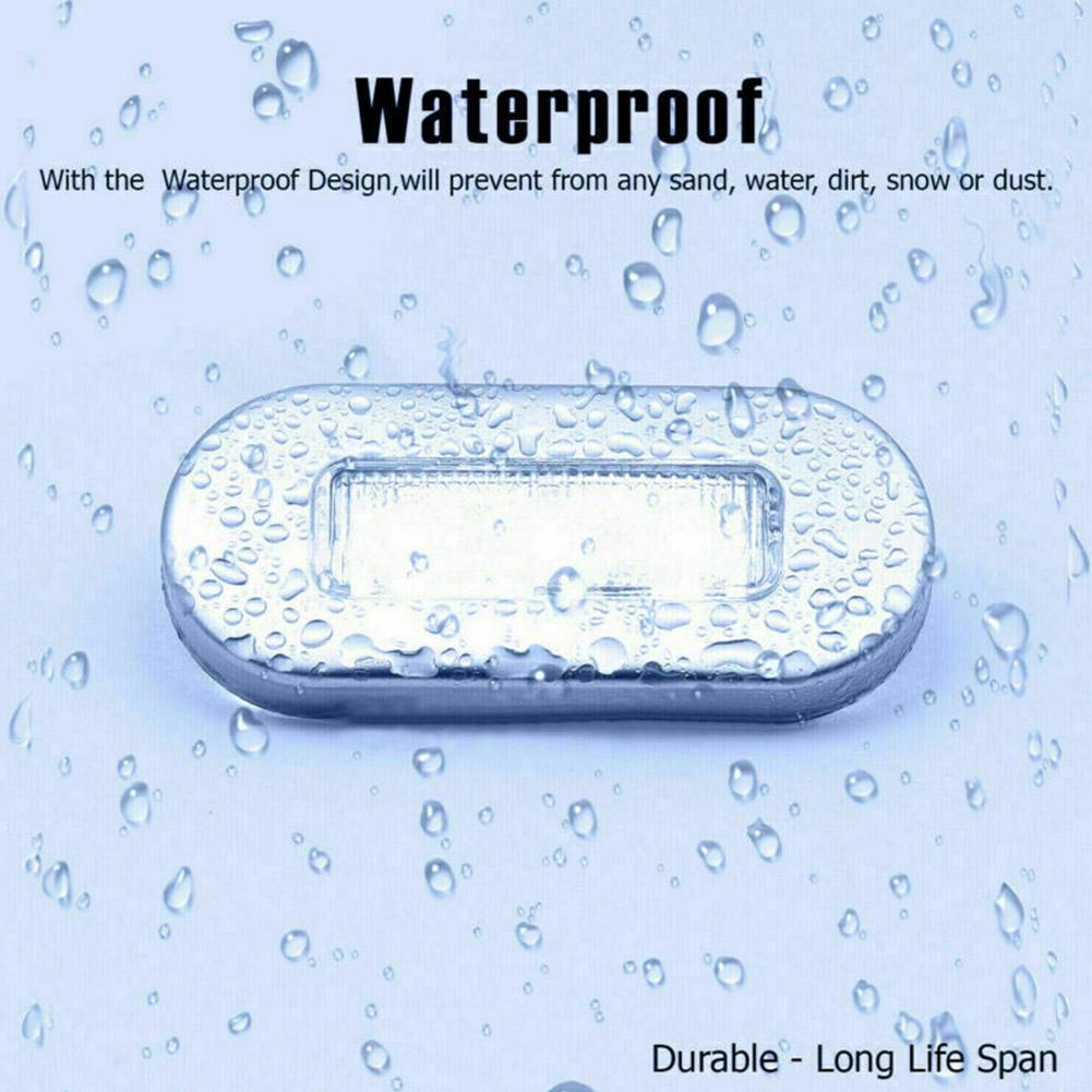 Marker Light Yacht Marine Boat 12V DC 3 LED 4PCS 4x