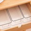 1PCS Refrigerator Organizer Bins Clear Stackable Plastic Food Storage Rack With Handles Eyelash Storage Box Makeup Organizer
