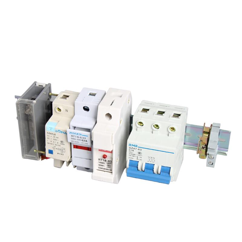 Iron DIN Rail for C45 MCBs and Terminal Blocks