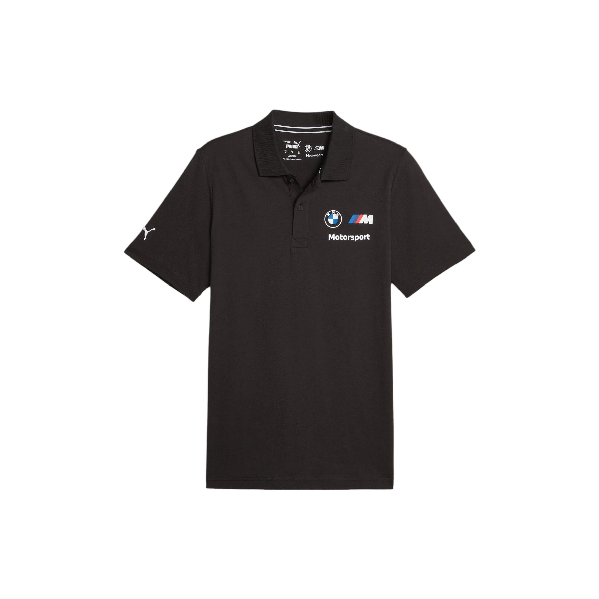 

Puma Bmw M Motorsport Series Letter Logo Printed Sports Pullover Polo Shirt Men Polo Shirts Black 621312-01 M