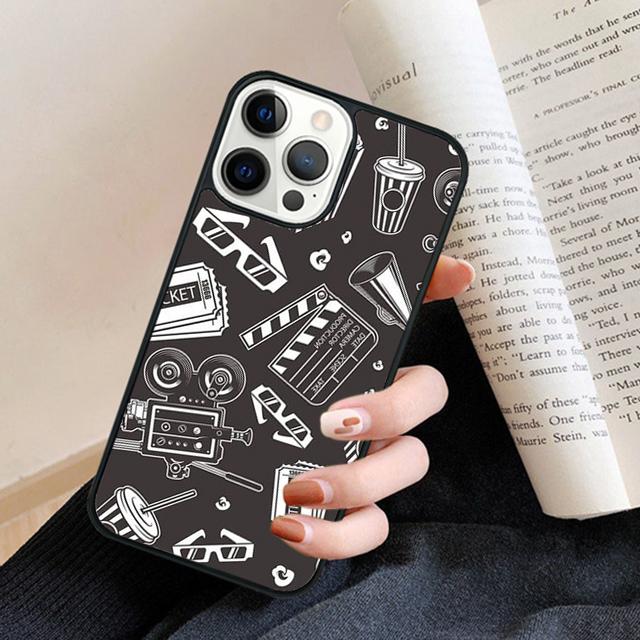 Film Movie Clapperboard Clapper Board Phone Case Back Cover for iPhone 17 Air 16 15 14 13 11 12 Pro Max Plus