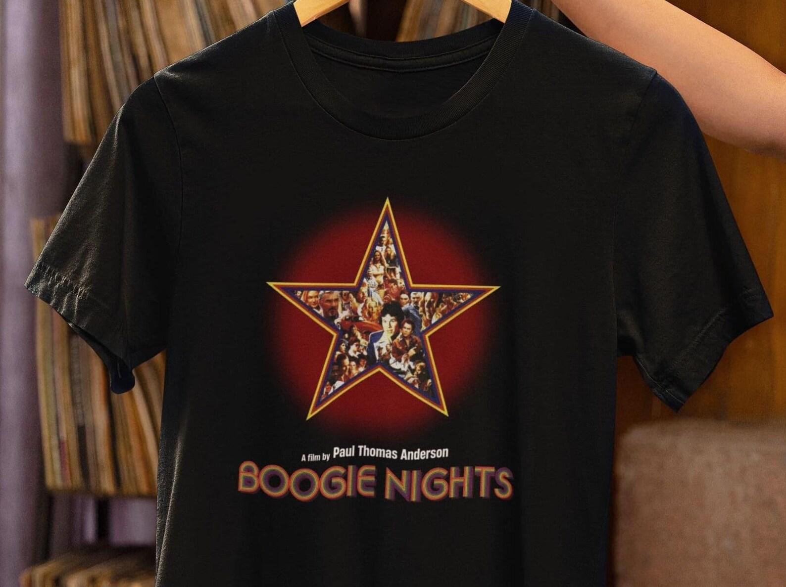 Boogie Nights T-Shirt – Paul Thomas Anderson Film, Retro Cinema Gift M