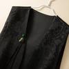 Spring/Summer Women's Chinese-Style Silk Vest with Frog Button