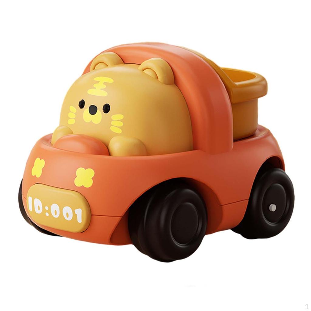 Animal Car Toy Inertial Engineering Children's Birthday Gift Friction Powered