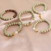 Natural Alxa Avocado Crystal Bracelet National Style Versatile Bracelet Girlfriend Gift Live