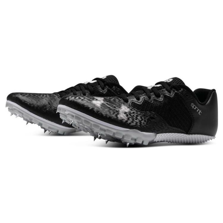 Under Armour Kick Sprint 4 Black White Unisex Sneakers 3025461-002