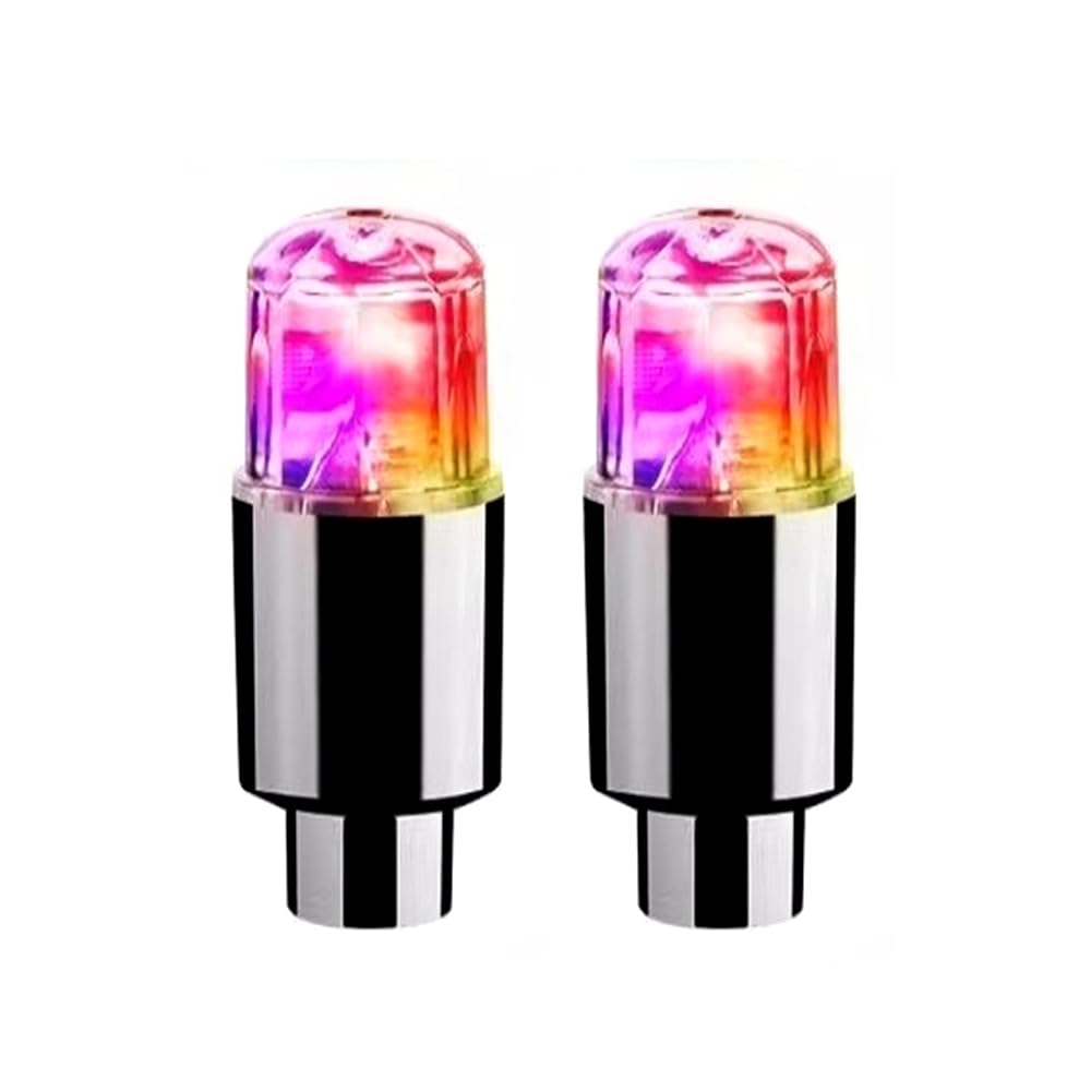 

2pcs Car Tire Valve Cap LED Valve Cap Intelligent Dual